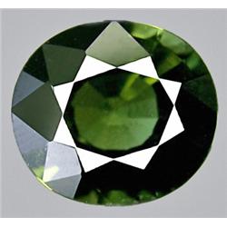 2.86ct RARE Shimmering Luster Dark Green Tourmaline Oval  VVS RETAIL $1550 (GEM-7880)
