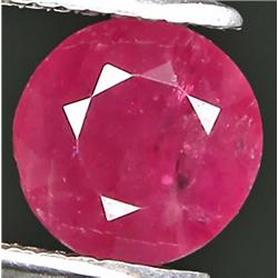 2.52ct RARE Round Cut Pinkish Red Ruby Madasascar VS/SI RETAIL $2075 (GEM-7897)