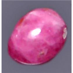 2.35ct RARE Oval Cabochon Pinkish Red Natural Ruby Madascar RETAIL $1950 (GEM-7899A)