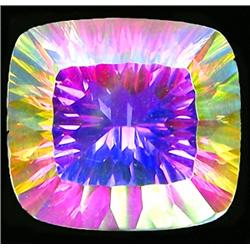 16.31ct RARE Emerald Concave Cut Moon Glow Mystic Quartz Flawless RETAIL $975 (GEM-7903)