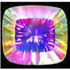 16.31ct RARE Emerald Concave Cut Moon Glow Mystic Quartz Flawless RETAIL $975 (GEM-7903)