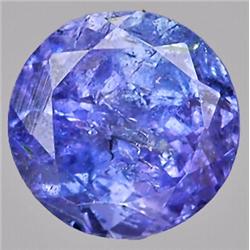 0.74ct RARE Round Cut Top AAA Blue Natural Tanzanite VS/SI RETAIL $850 (GEM-7905)