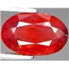 5.70ct RARE Oval Cut Orange Red Padparascha Sapphire Nigeria VS/SI RETAIL $2850 (GEM-7918)