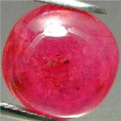 8.04ct RARE Oval Cabochon Top AAA Pink Red Ruby Mogok RETAIL $1850 (GEM-7932)