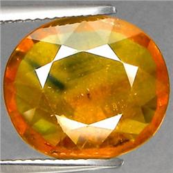 10.01ct RARE Oval Cut Top Bi-Color Yellow Sapphire VS RETAIL $7850 (GEM-7936)