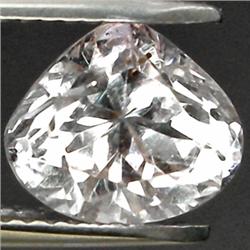4.35ct RARE Pear Cut Top AAA Mozambique White Pink Kunzite VVS RETAIL $3450 (GEM-7938)