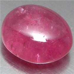 1.6ct RARE Oval Cabochon Pinkish Red Natural Ruby Madascar RETAIL $1100 (GEM-7968D)