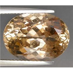 13.03ct RARE Oval Cut Top AAA Imperial Topaz VS RETAIL $11500 (GEM-7977)