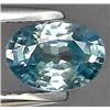 1.19ct RARE Oval Cut Light Blue Zircon VVS RETAIL $1450 (GEM-7985)