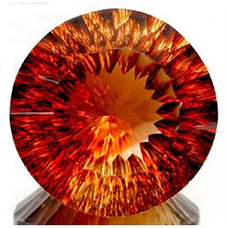 37.58ct RARE  Full FireTop Imperial Topaz Unheated AAA FLAWLESS RETAIL $37500 (GEM-8011)