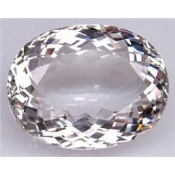 46.95ct RARE  Brilliant Light Pink Natural Morganite AAA FLAWLESS RETAIL $18500 (GEM-8015)