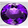 30.85ct RARE Elegant Oval Purple Amethyst FLAWLESS RETAIL $1750 (GEM-8032)