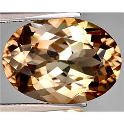 14.75ct RARE  Incredible Oval Peach Pink Imperial Topaz VVS RETAIL $15500 (GEM-8036)
