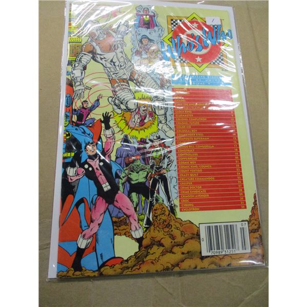 COLLECTIBLE:  VINTAGE DC'S "WHO'S WHO" COMIC BOOK (JULY 1985)