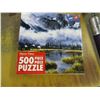 Image 1 : 500 PIECE "ALPINE VISTAS" PUZZLE