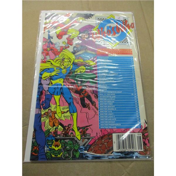 COLLECTIBLE:  VINTAGE DC'S "WHO'S WHO" COMIC BOOK (AUGUST 1985)