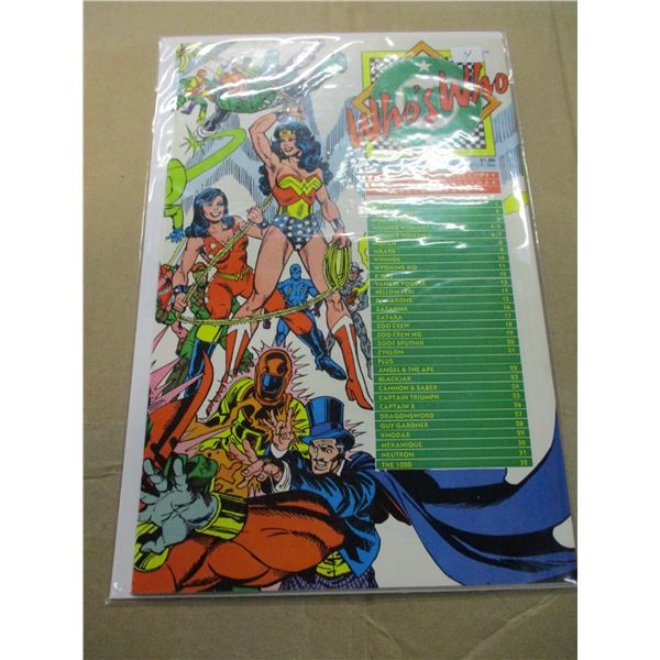 COLLECTIBLE:  VINTAGE DC'S "WHO'S WHO" COMIC BOOK (APRIL 1987)