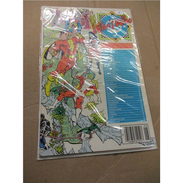 COLLECTIBLE:  VINTAGE DC'S "WHO'S WHO" COMIC BOOK (JUNE 1985)