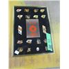 Image 1 : COLLECTIBLE:  FRAMED LOT OF LAPEL PINS