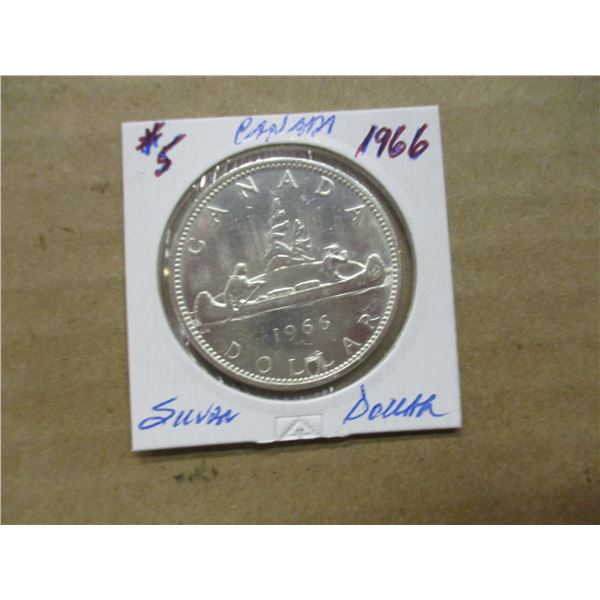 1966 CANADA SILVER DOLLAR