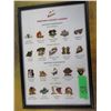Image 1 : COLLECTIBLE:  FRAMED LOT OF LAPEL PINS