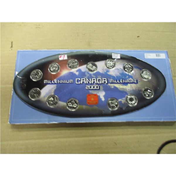 YEAR 2000 CANADA MILLENIUM MINT COIN SET