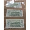Image 2 : STOCK SHEET LAST OF CANADA $1 BILLS