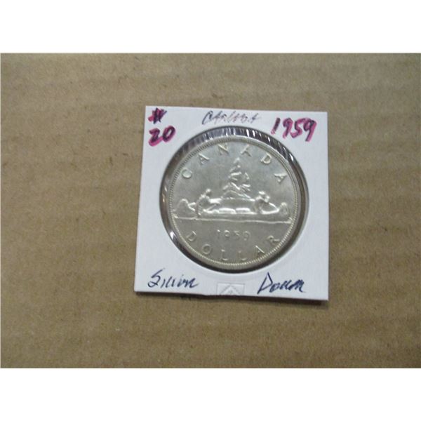 1959 CANADA SILVER DOLLAR