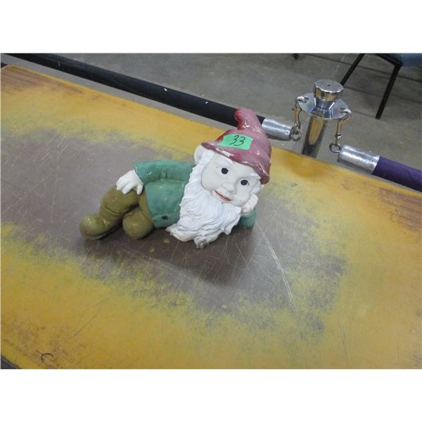 SLEEPING ELF LAWN ORNAMENT