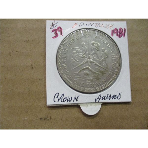 1981 DUKE OF EDINBURGH ONE CROWN AWARD