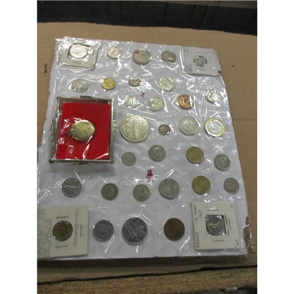 TRAY OF JEWELRY & COLLECTIBLE COINS