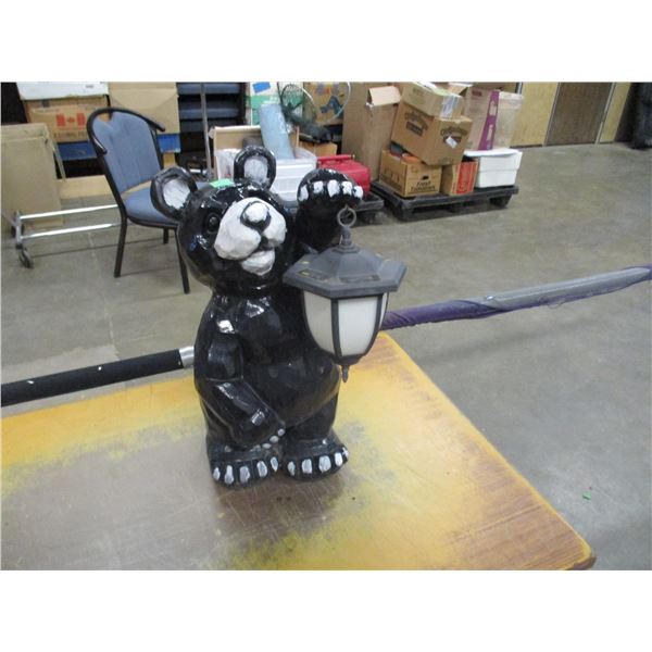 BEAR LAWN ORNAMENT WITH LIGHT