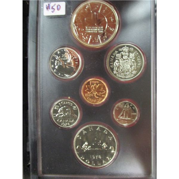 1978 PROOF CANADA MINT DOUBLE DOLLAR SILVER COIN SET