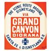 Image 1 : Disneyland Railroad Grand Canyon Diorama Sign.