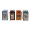 Image 1 : Collection of (4) Trash Can Salt & Pepper Shakers.