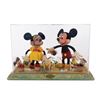 Image 1 : Mickey & Minnie Disneyana Character Display in Case.