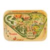 Image 1 : Disneyland Map Aluminum Tray.
