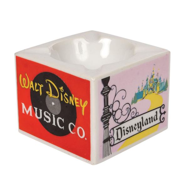 Disneyland & Walt Disney Productions Ceramic Ashtray.