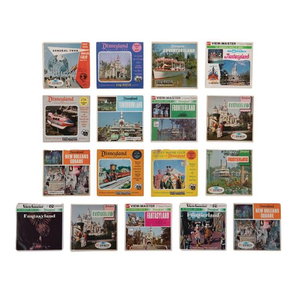 Collection of (17) Disney ViewMaster Slide Sets.