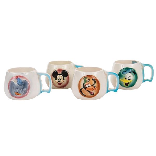 Collection of (4) Disneyland Character Mugs.