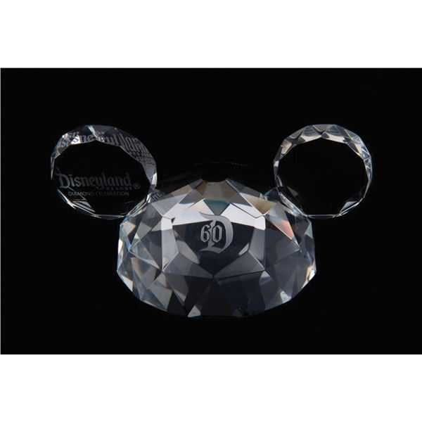Disneyland 60th Crystal Mickey Mouse Ears by Arribas.