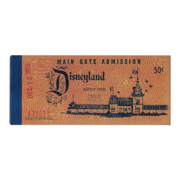 Disneyland Ticket Book Boxed Pin Set.