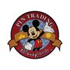 Image 1 : Pin Trading at Disneyland Sign.