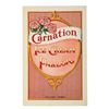 Carnation Ice Cream Parlor Menu.