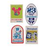 Image 1 : Collection of (4) Disneyland Anniversary Tags.