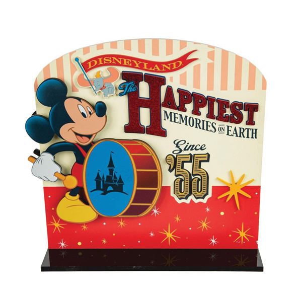 Happiest Memories on Earth Disneyland Sign.