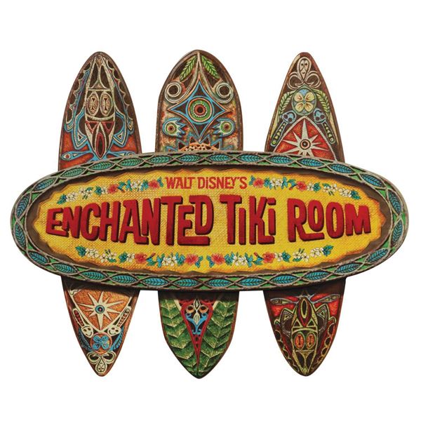 Enchanted Tiki Room Sign Replica.