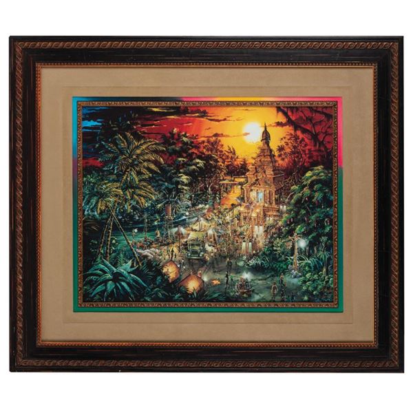 "Indiana Jonesâ€¦ Excavation" by Chuck Ballew Signed.