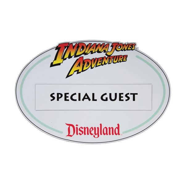 Indiana Jones Adventure Guest Magnetic Sign.