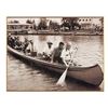 Image 1 : Walt Disney Testing Indian War Canoe Display Photo.